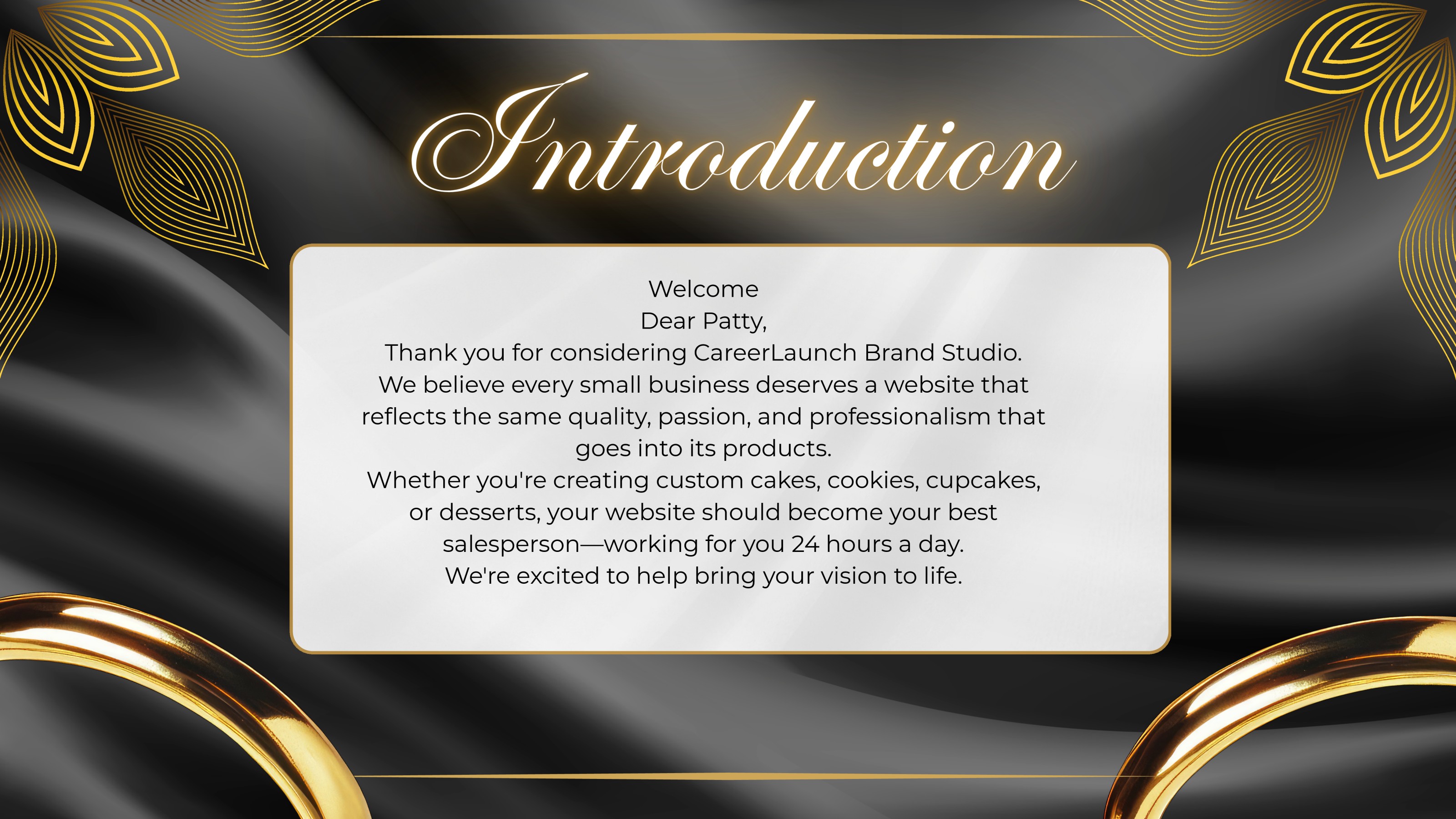 Introduction & Welcome