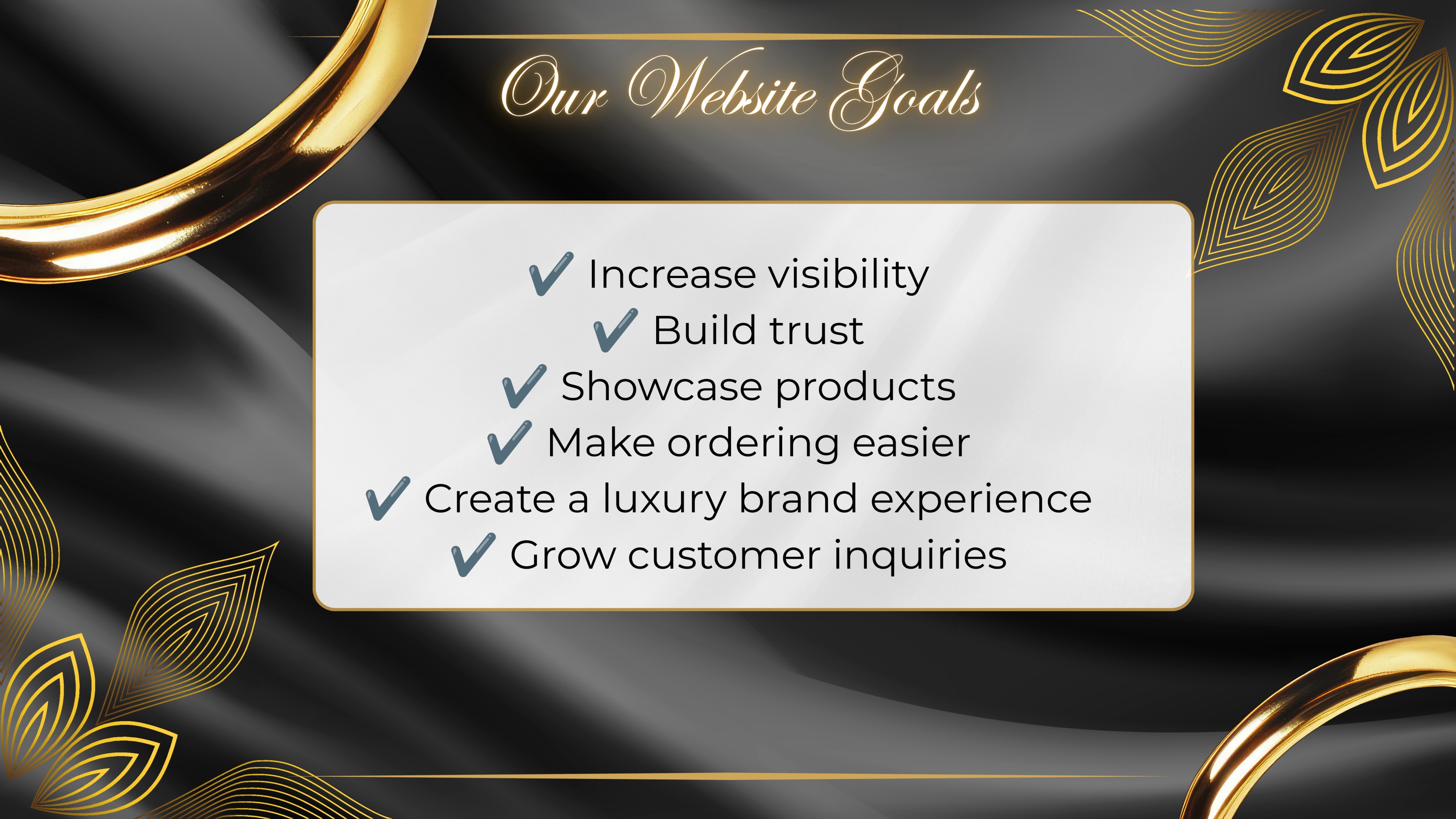 Website Goals